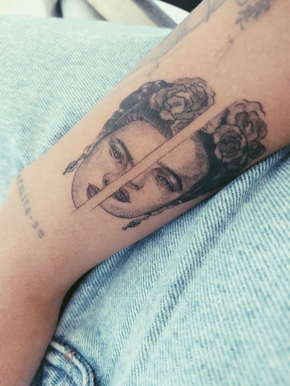 tatuaje frida kahlo con frases