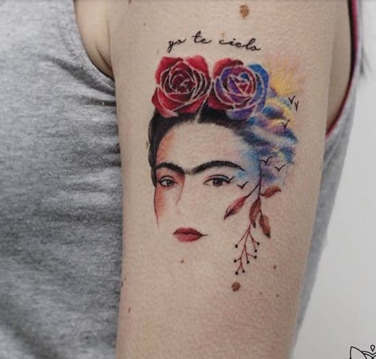 tatuaje frida kahlo con frases