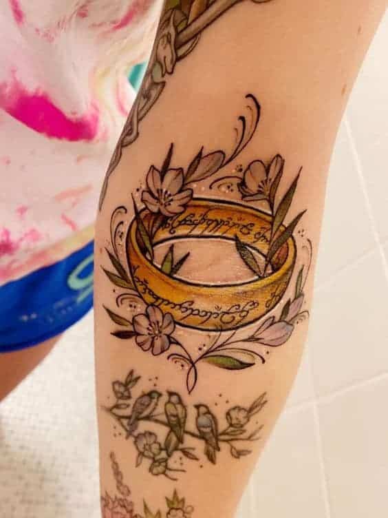 tatuajes el señor de los anillos anillo