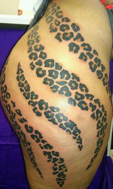 tatuajes leopardo manchas