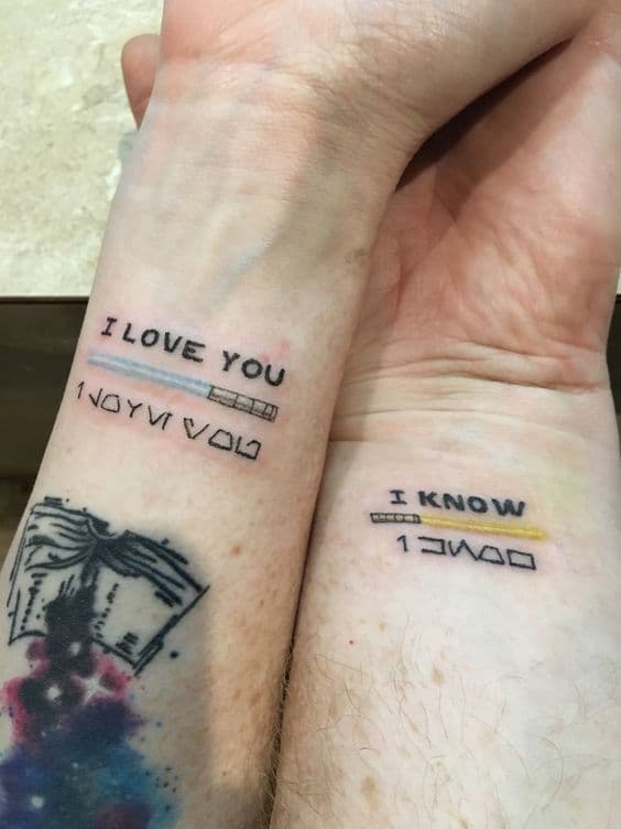 tatuajes star wars parejas
